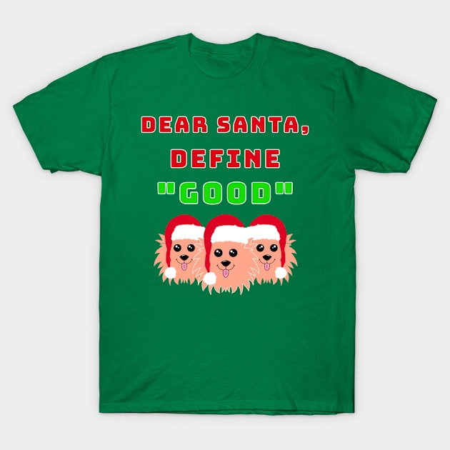 Dear Santa, Define Good T-Shirt by Designs_by_KC